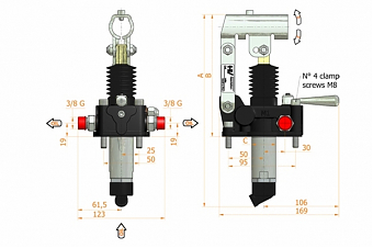Ручной насос PMD12-ByB-S с пыльником