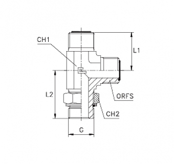 TN516-ORFS 2"-R 1.1/2"