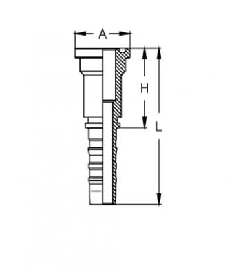 Фл. 1.1/2" 3000/0-24 (60,3) CS DN38 (T)