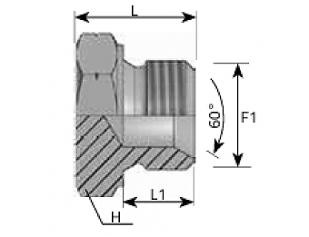 Заглушка DKM M20x1,5